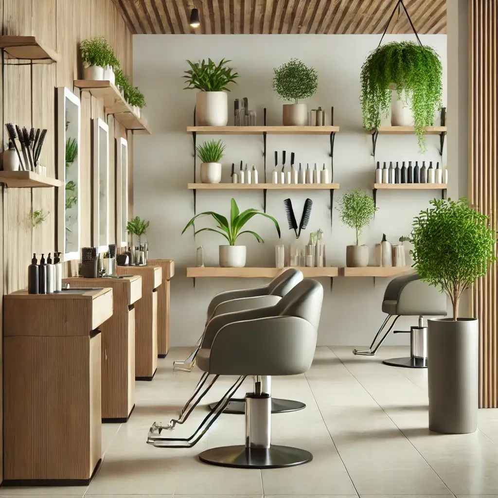 Hair Salon Renovation - Incorporate Greenery